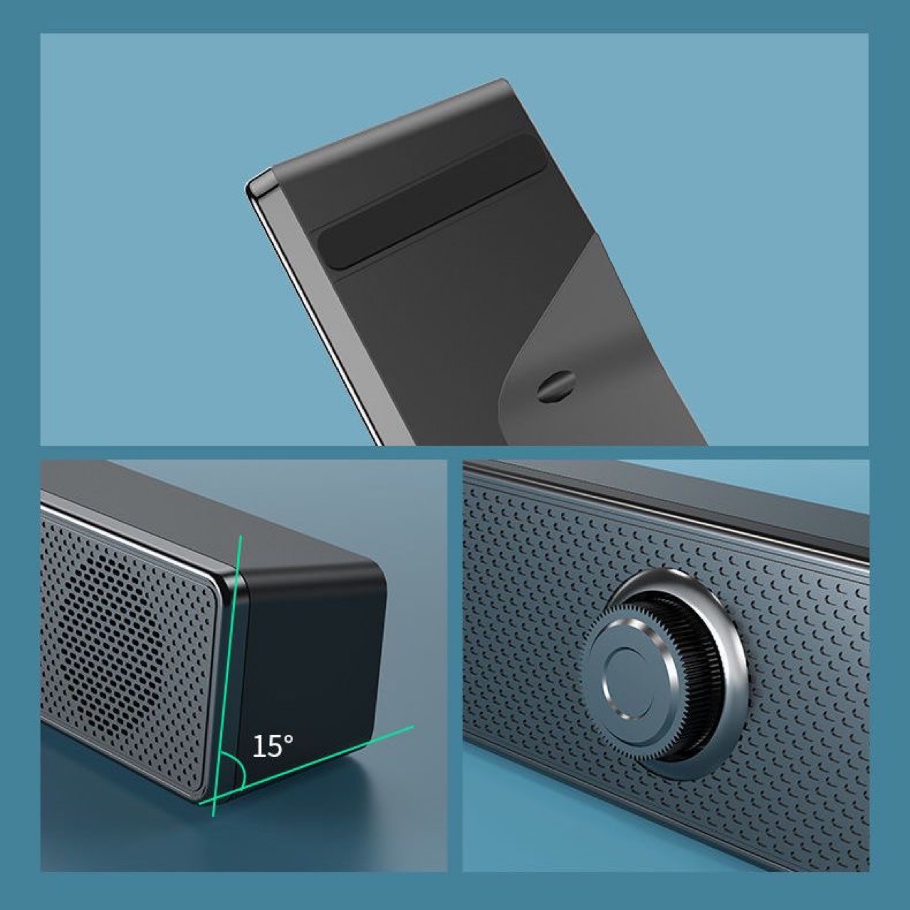 Computer Speaker USB Wired Notebook Subwoofer Desktop Audio Projector Loud Small Dual Speakers