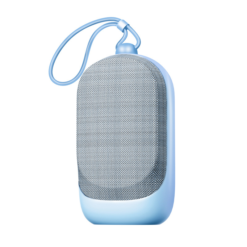New store fabric Bluetooth speaker silicone handle subwoofer loud volume mini portable outdoor gift