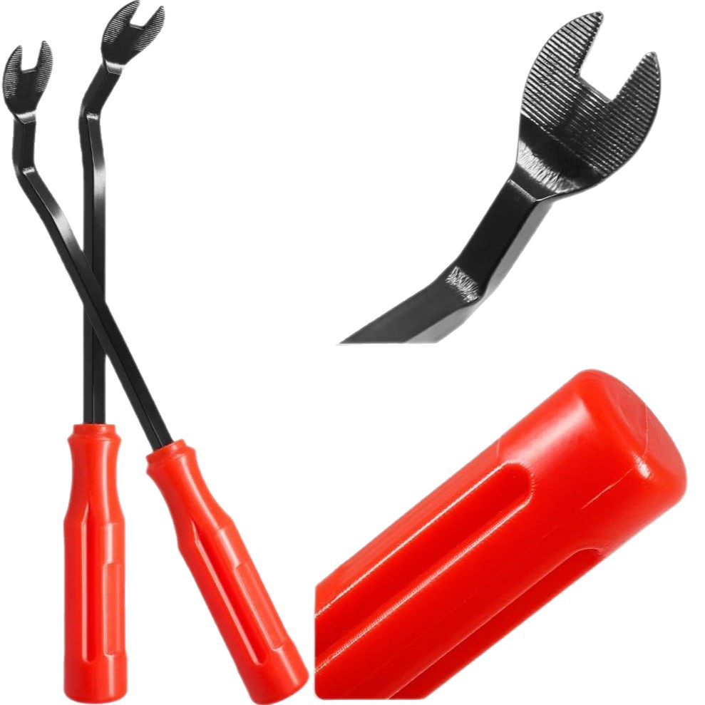 Car Clip Screwdriver Glue Clip Screwdriver Door Panel Removal Tool Pry Bar Modification Pry Bar 6-Inch Sheep Horn Nail Puller