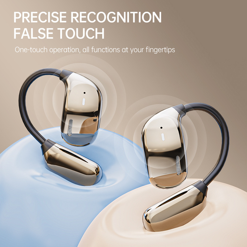 New JM16 Open OWS Bluetooth Earphones Large Screen LED Touch Translation Bluetooth Earphones Ultra-Long Battery Life