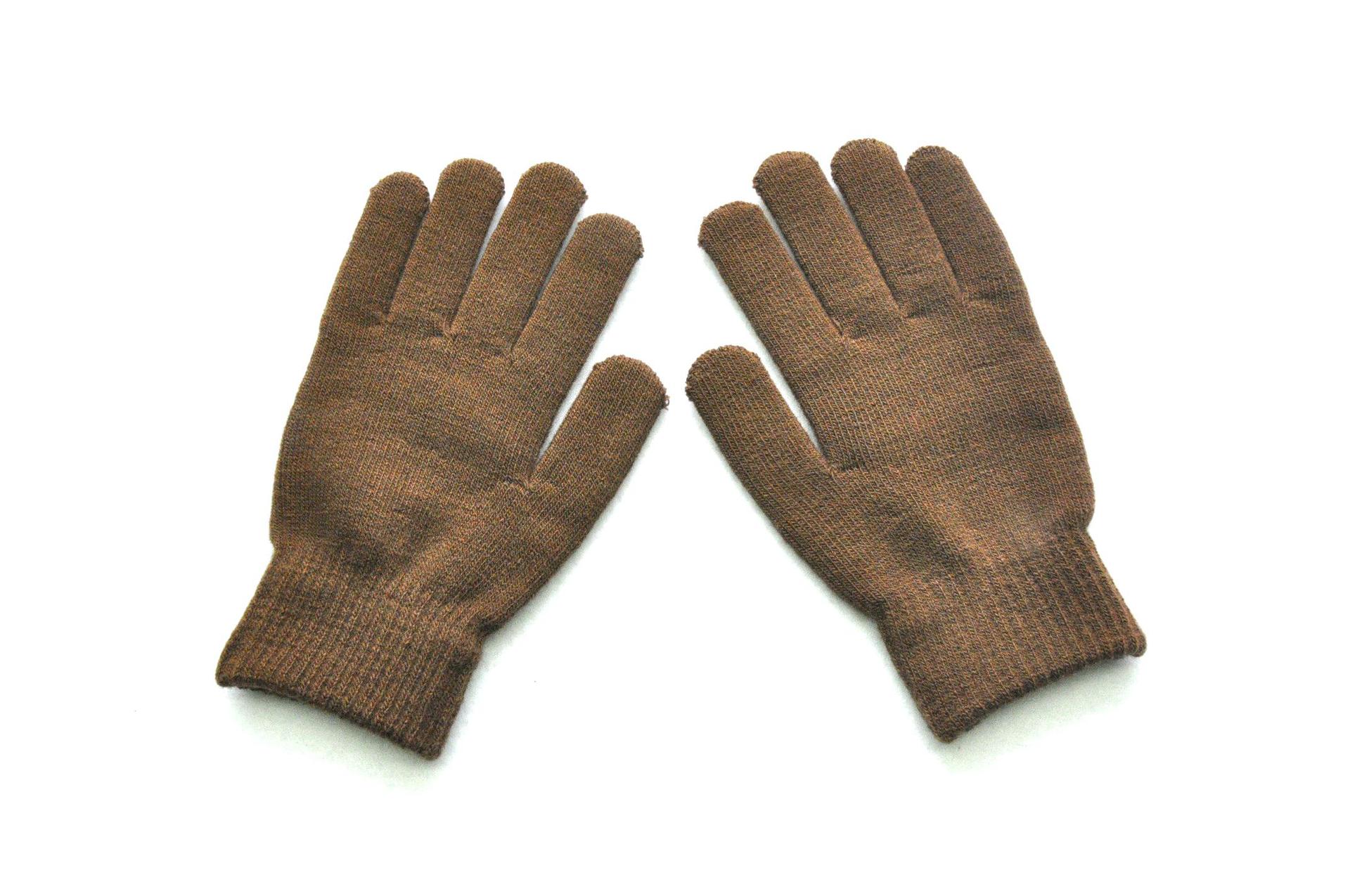 Gloves Men Women Solid Color Knitted Yarn Gloves Winter Warm Fleece-Lined Thickened Cycling Gloves