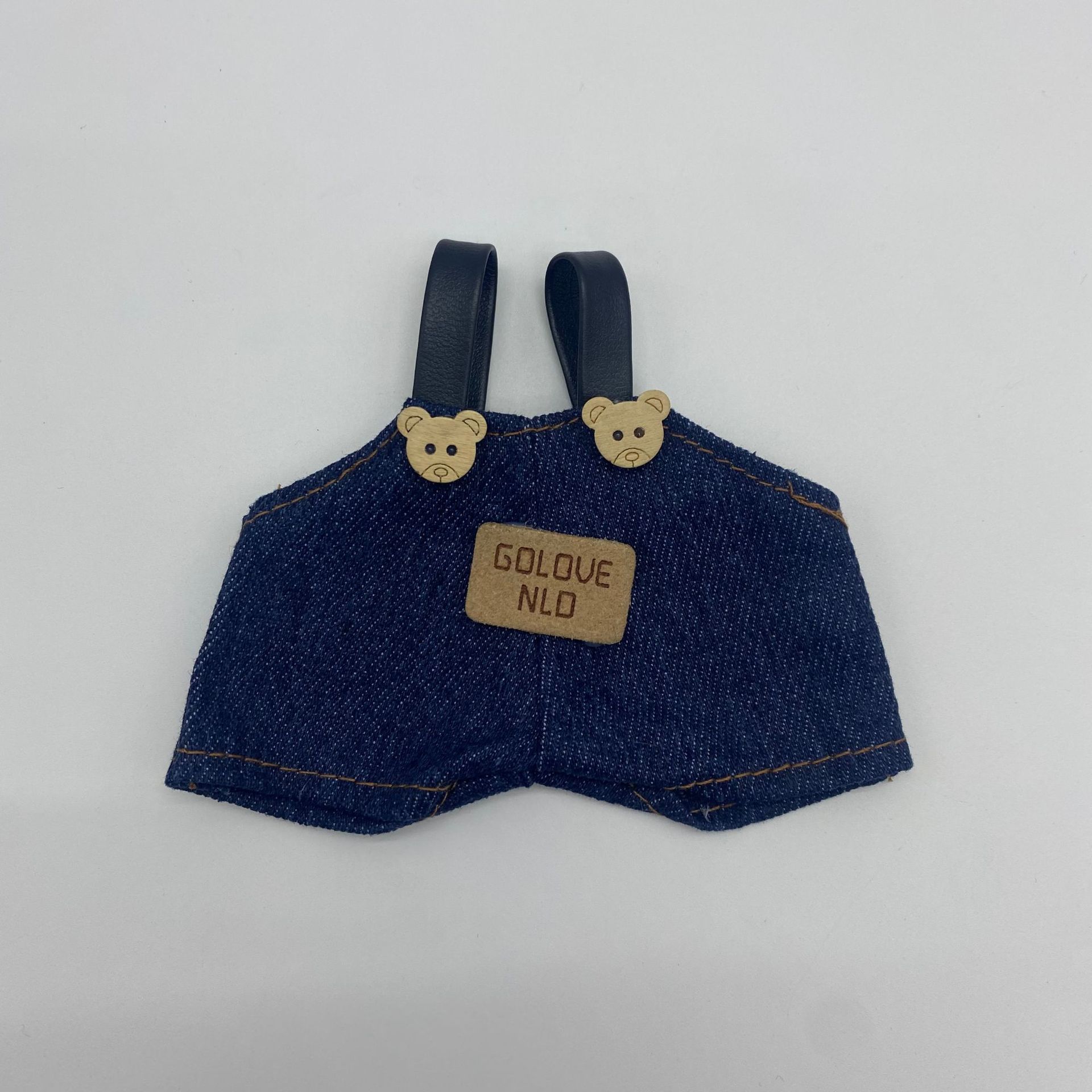 12-point doll clothes 10cm pendant doll clothes 15cm Wallace and Gromit doll denim overalls cotton doll pants