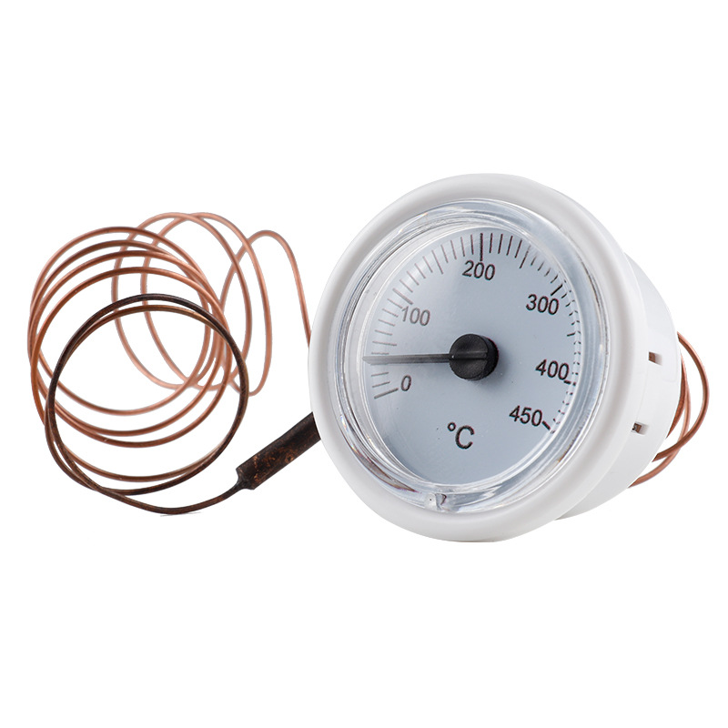 Pointer Type Stainless Steel BBQ Grill Oven Industrial Thermometer Boiler Disc Axial Bimetallic Thermometer