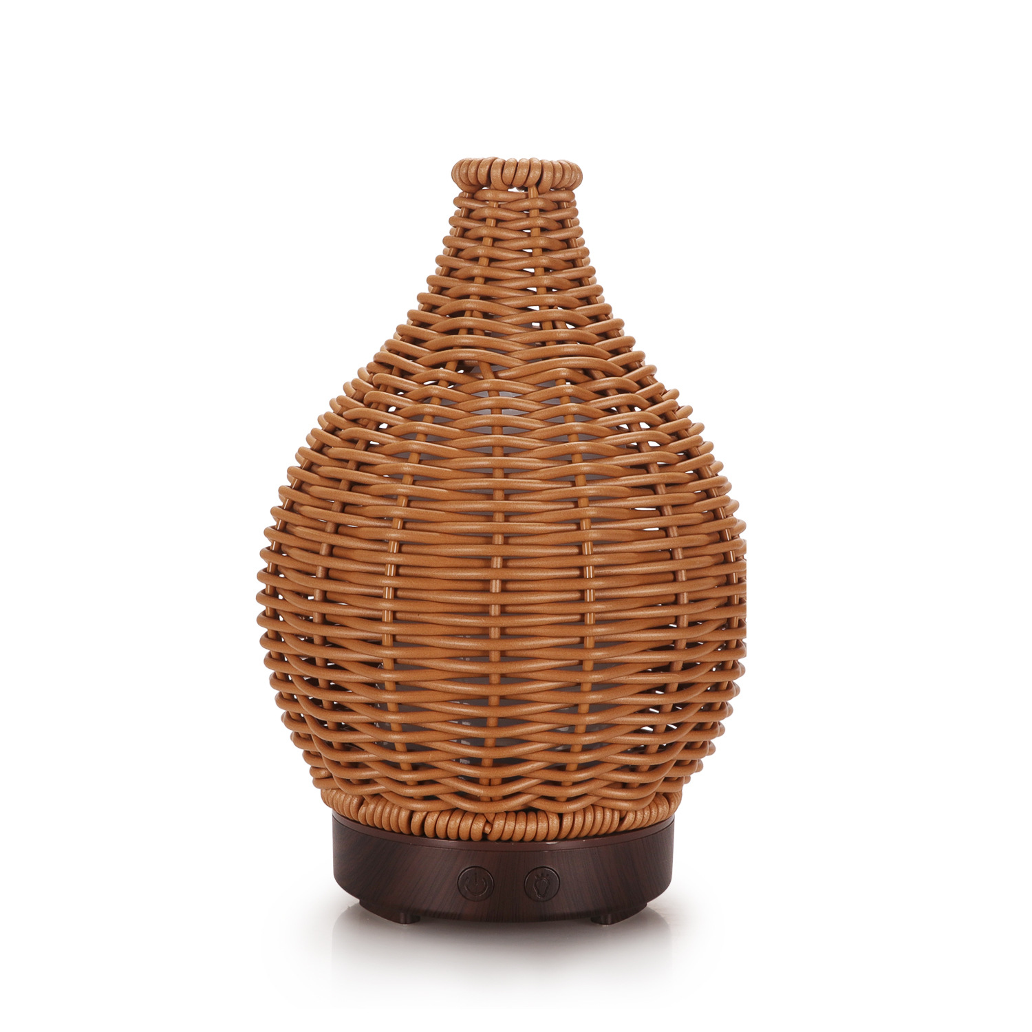 Home Hollow Rattan Humidifier Mini Ultrasonic Atomizer 100ML Aromatherapy Diffuser Aroma Quiet Design