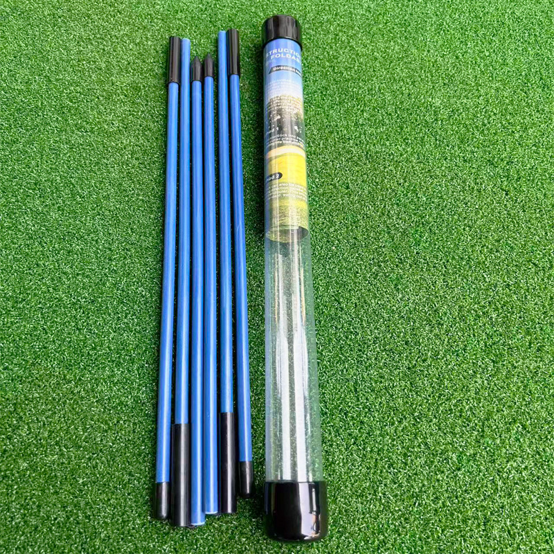 Custom golf direction rod indicator rod training aid practice rod foldable marker training correction practice rod