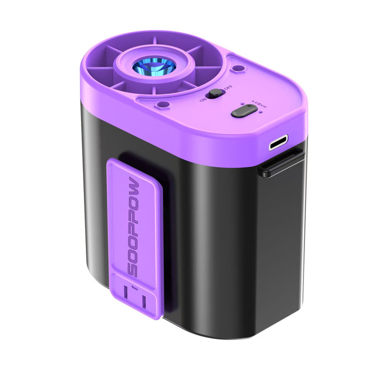 2026 New Waist Fan Air Conditioner Outdoor Work Site Cooling Portable High Wind Flashlight