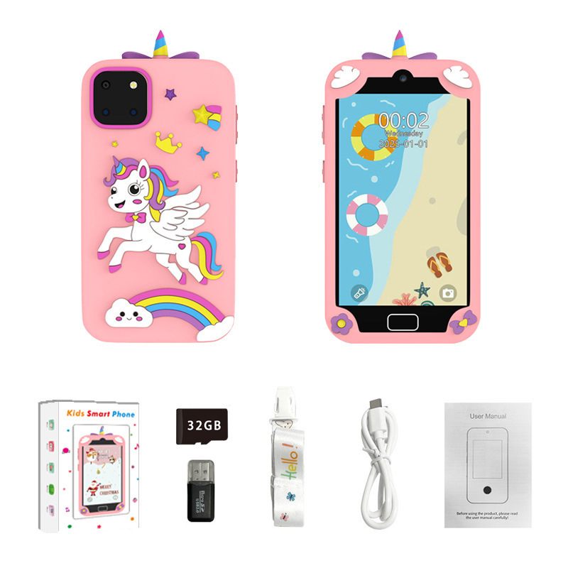 New cartoon mini children's phone camera HD photo video educational children's digital camera