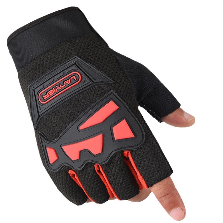 Cycling Fitness Gloves Half Finger Non-slip Tactical Gloves Gym Outdoor Sports Men Women Sunscreen Gloves Wholesale
