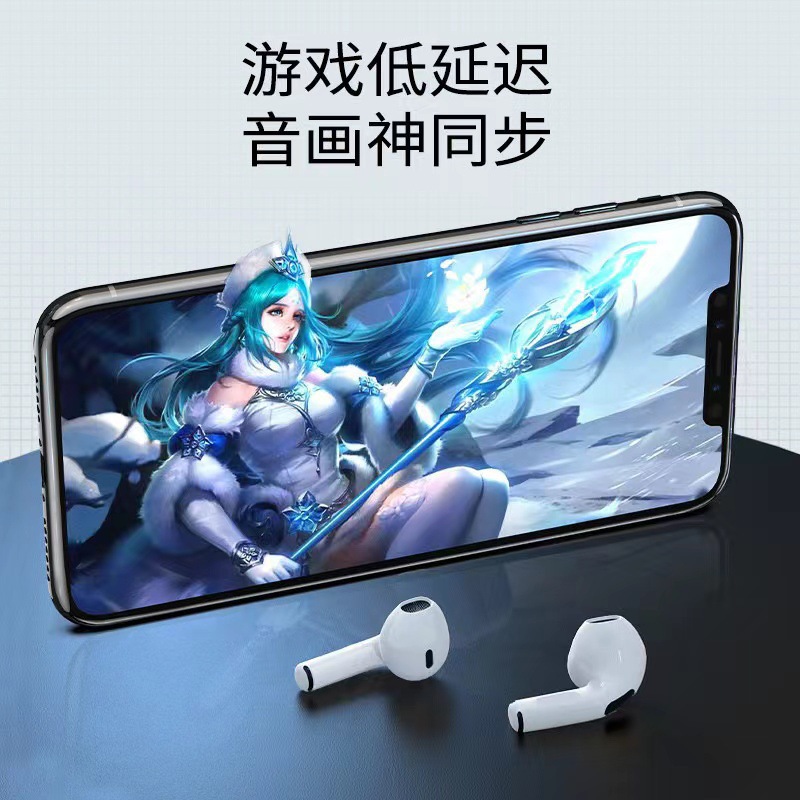 PRO4 Huaqiangbei Bluetooth Headset PRO5 Wireless In-ear Bluetooth Headset Sports Business Style Ultra-long Battery Life