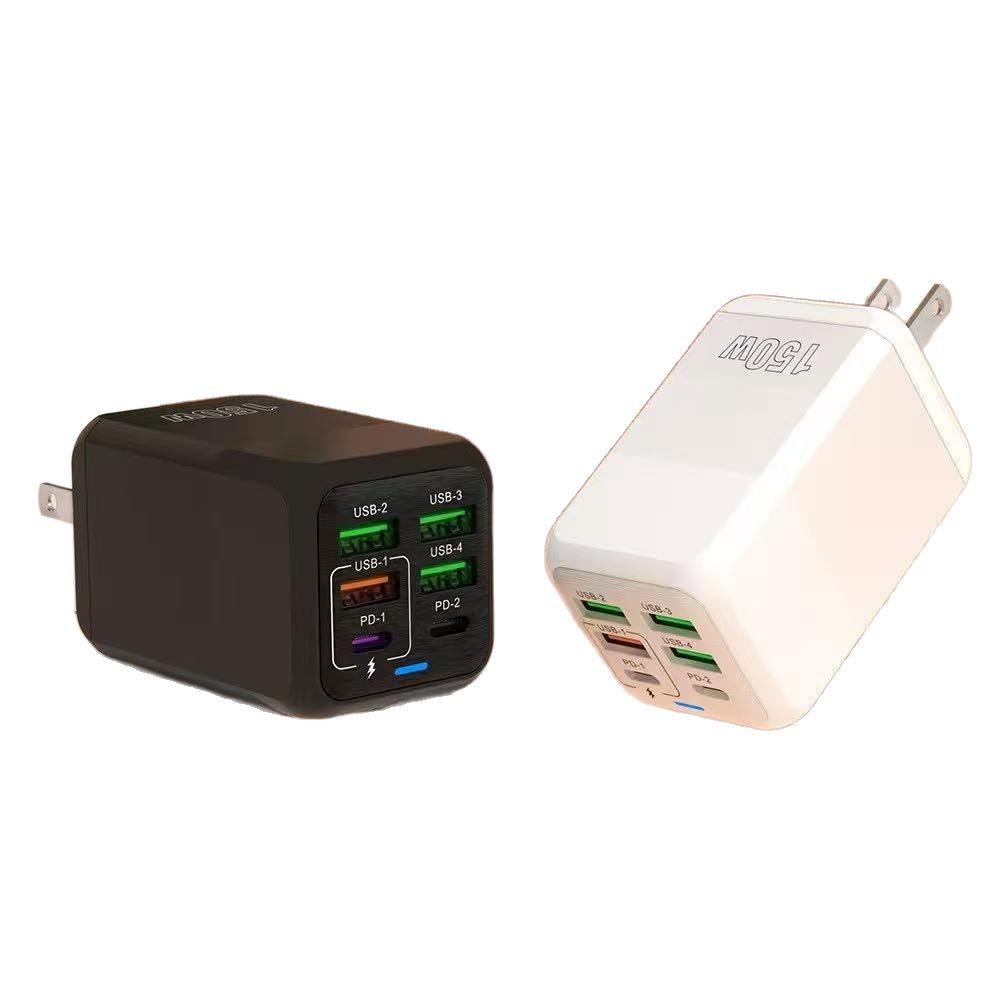 Multi-Port Charging Plug for Apple Huawei Xiaomi 150W All Protocols 150W PD60W High Power