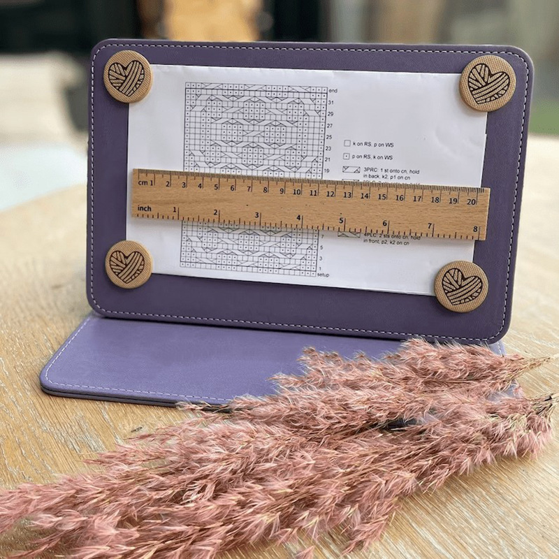 New Foldable Knitting Pattern Chart Stand Home Practical Tool Graduation Gift