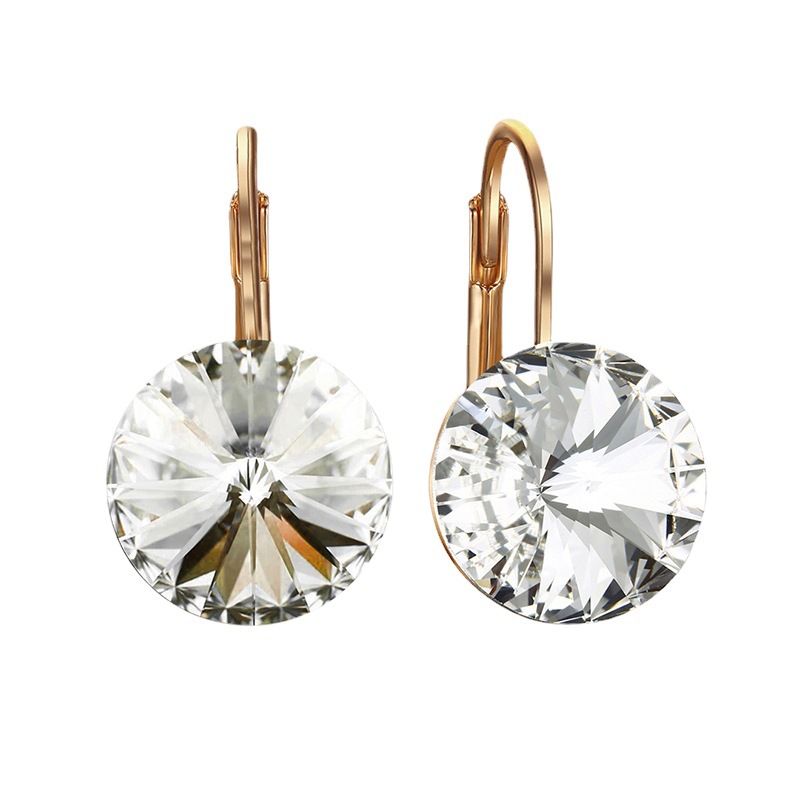 Simple Earrings Multicolor Crystal Earrings Women Fresh Accessories 85947