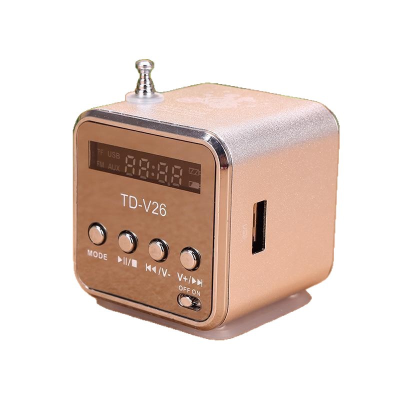 Outdoor Portable Bluetooth Speaker Walkman Subwoofer Small Speaker TDV26