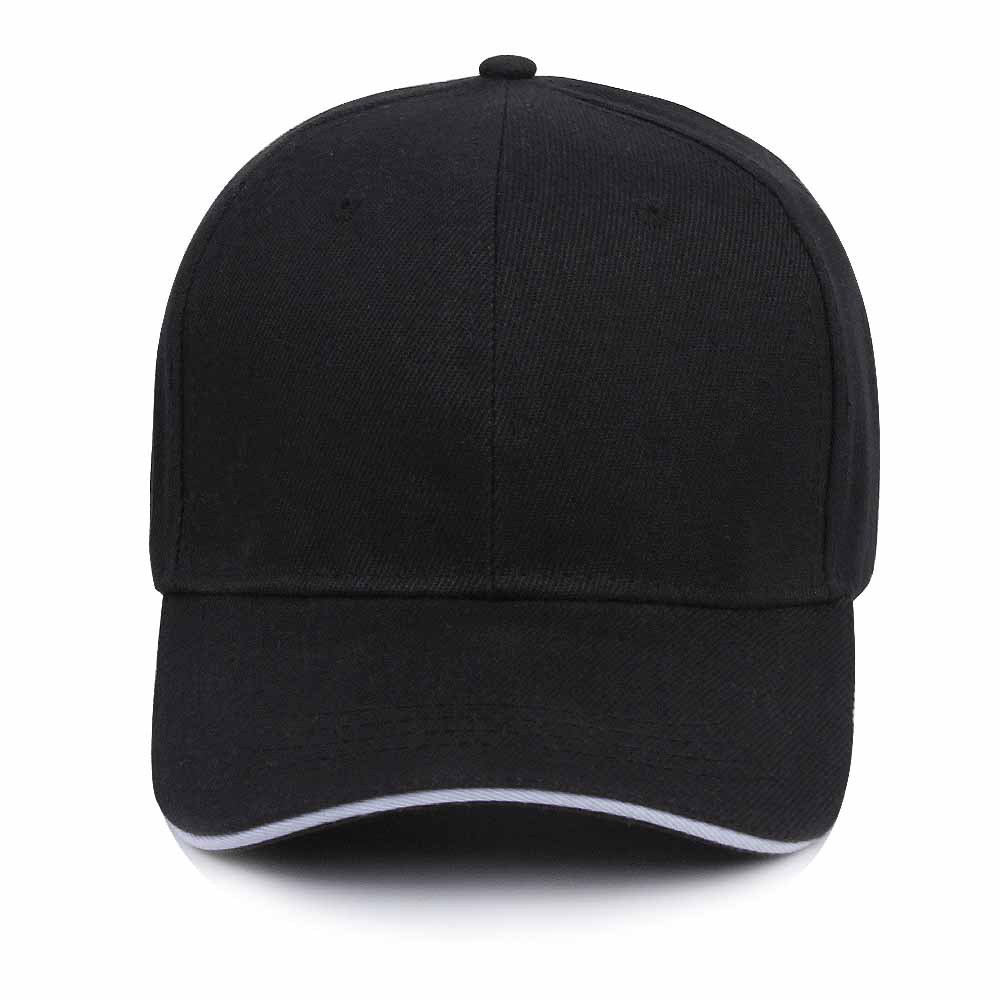 Hat Sandwich Lined Baseball Cap Solid Blank Visor Cap Work Hat Advertising Hat Heat Transfer Printing Cross
