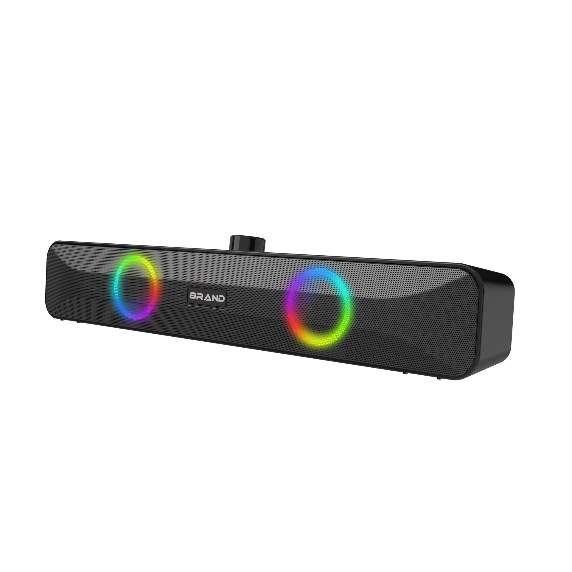 Long soundbar Bluetooth speaker desktop gaming audio long battery life loud volume stereo
