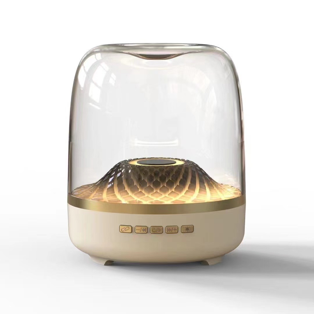 Huaqiangbei New Upgrade Large Size琉璃 5th Generation Bluetooth Speaker Colorful Atmosphere Light Computer Audio Bass