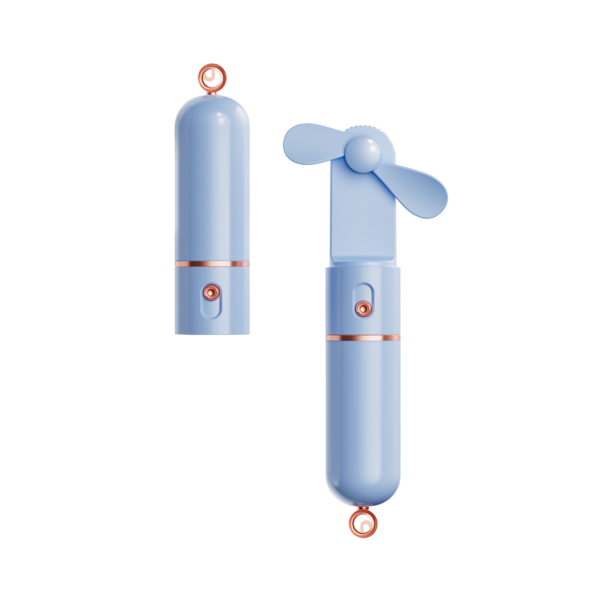 New Foldable Gift Power Bank Handheld Small Fan Portable Outdoor USB Mini Foldable Handheld Fan