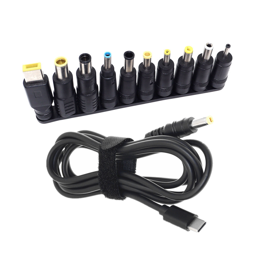 Type-C to DC fast charge laptop power cable 100W PD trigger cable 10-piece set conversion plug laptop