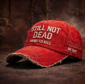 Embroidered Baseball Cap STILLNOTDEAD Visor Hat Outdoor Sports Sun-Protective Men's Hat