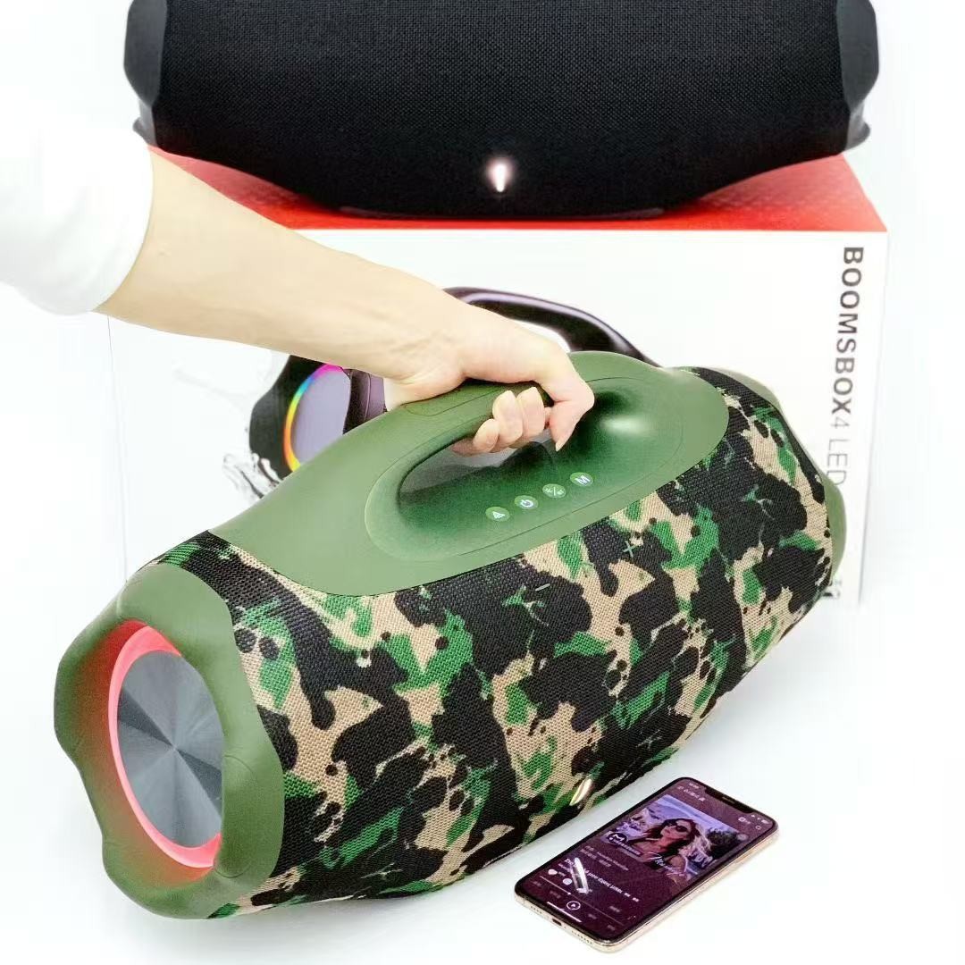 Music God of War fourth generation oversized LED colorful light super war god portable Bluetooth speaker 150W subwoofer