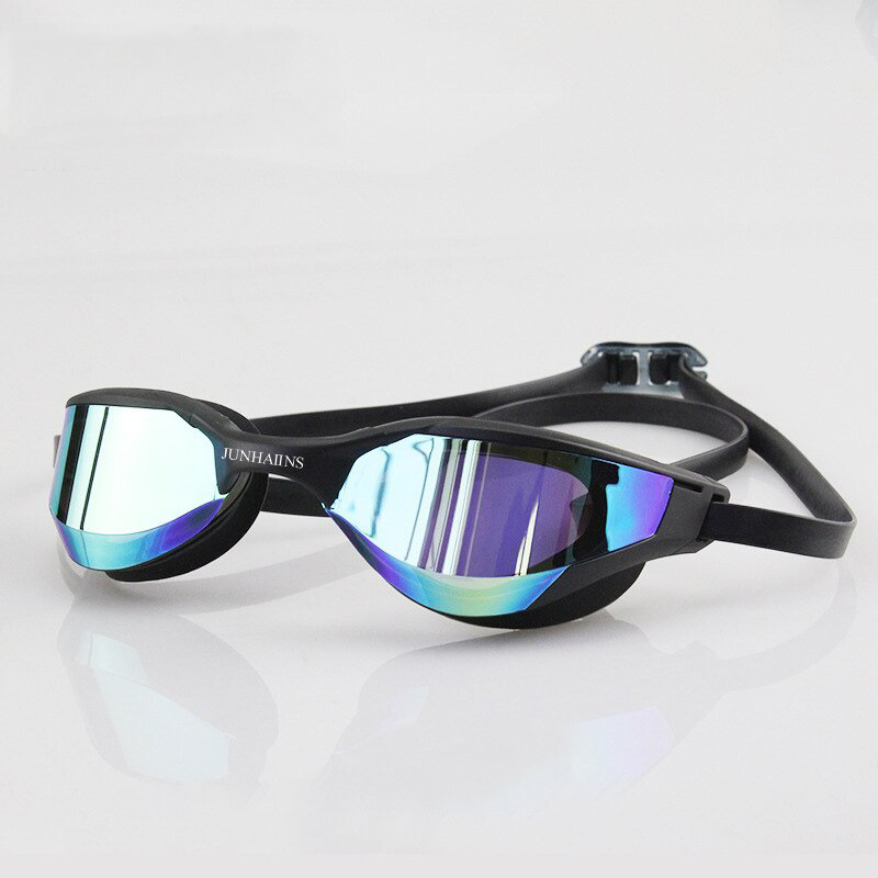 JUNHAIINS Junhai swimming goggles professional men and women swimming goggles anti-fog waterproof flat light racing wide-angle