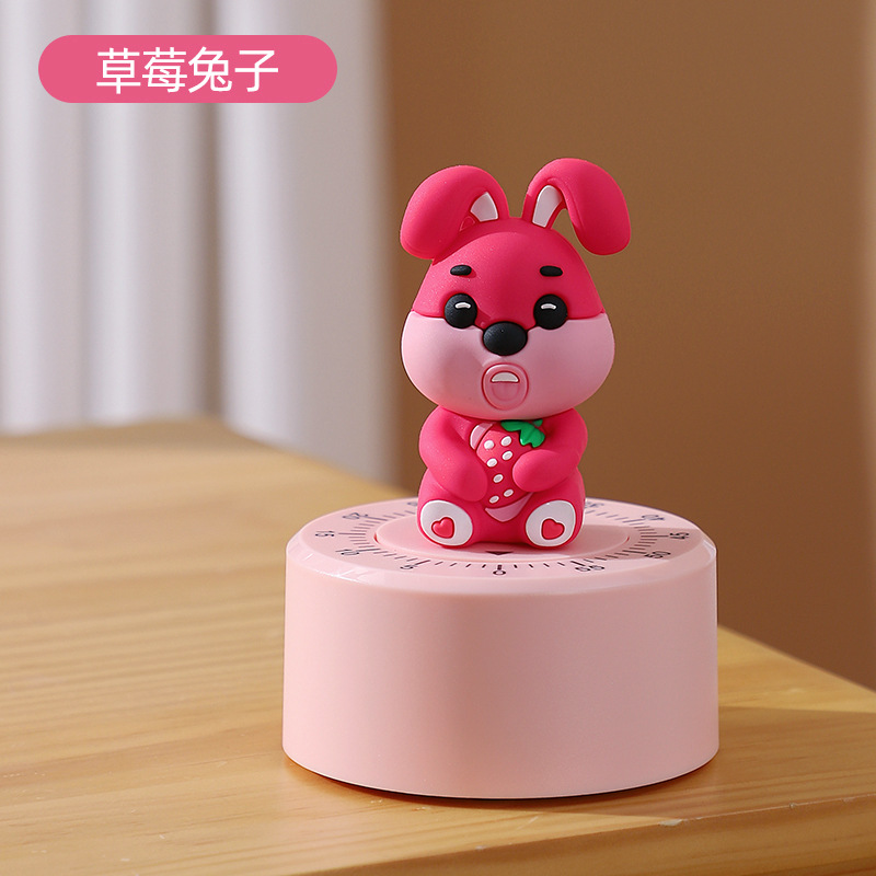 Cute Cartoon Timer Children's Learning Self-Discipline Alarm Clock Exquisite Kitchen Time Management Countdown Timer Reminder
