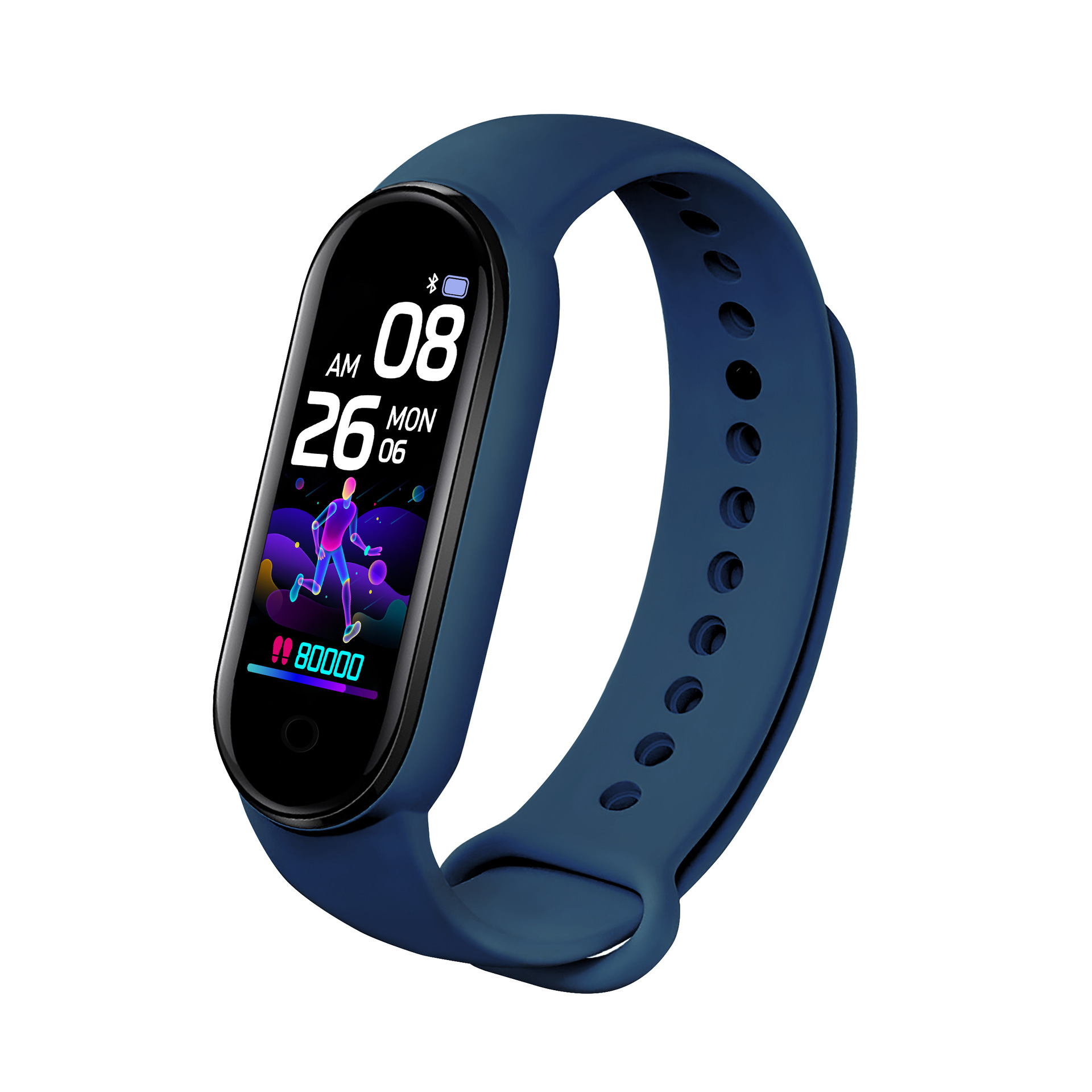 M5 Smart Bracelet Men Blood Pressure Heart Rate Color Screen Bluetooth Pedometer Sports Bracelet Watch Women Mi5
