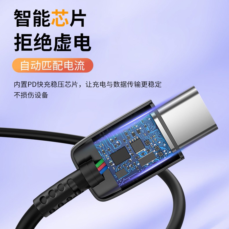 45W fast charger for Samsung S20/S21/S22 phone PD charger Type-c data cable