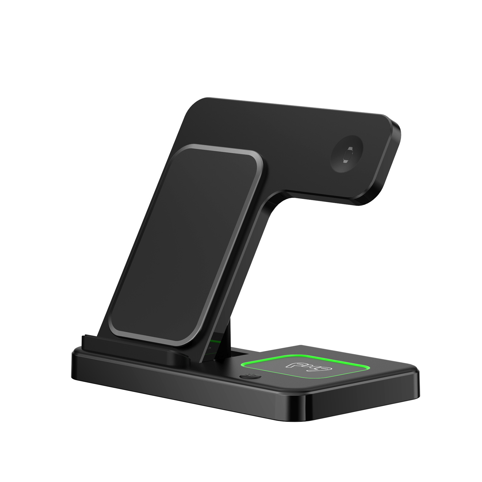 Foldable three-in-one wireless charger 15W fast charging desktop stand for Apple phones wireless charger