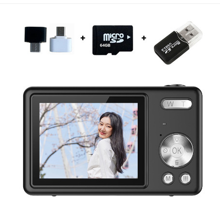 CCD 4K pixel digital camera student entry-level mini card machine home shooting green screen live streaming