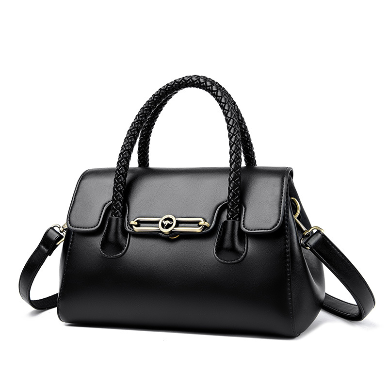 Counter Handbag 2025 New Large Capacity Shoulder Handbag Simple Women's Middle-aged Mother Bag