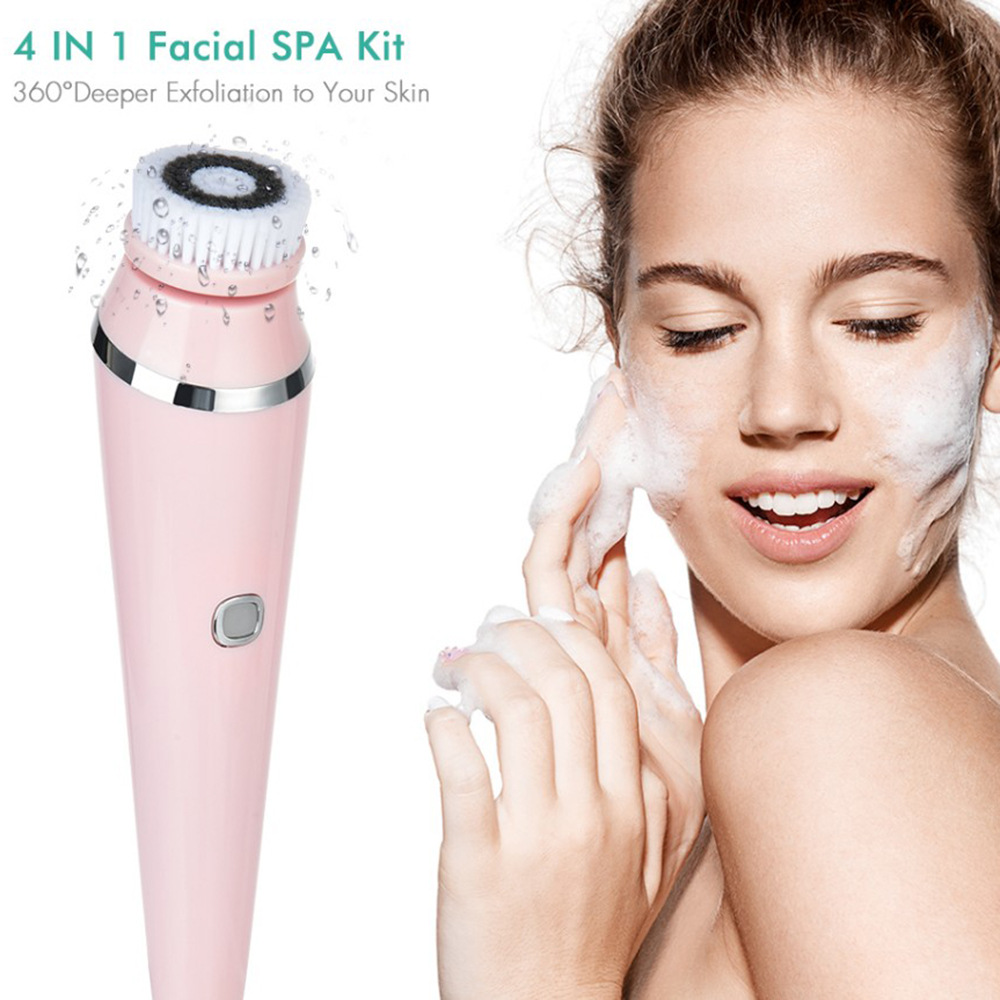 New Electric Face Cleanser Beauty Instrument Multifunctional Waterproof Face Washer Ultrasonic Facial Face Brush
