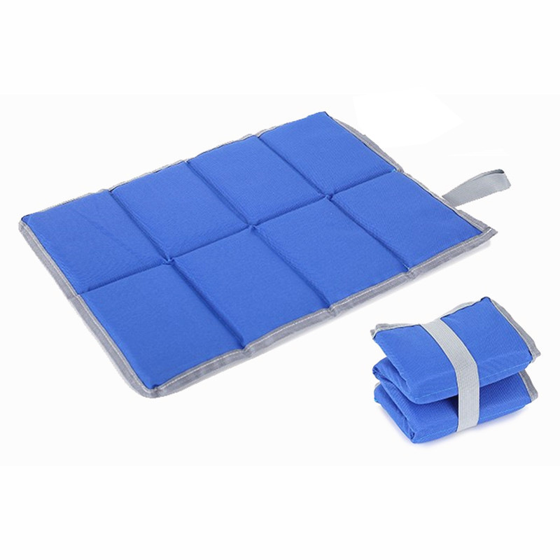 Outdoor 600D Oxford Cloth Foldable Cushion Thickened Pearl Cotton Portable Foldable Picnic Seat Cushion Insulation Dirt-Proof