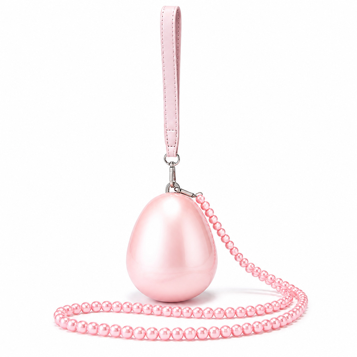 2025 New Women's Single Shoulder Crossbody Bag Irregular Shell Acrylic Bag Wedding Banquet Clutch