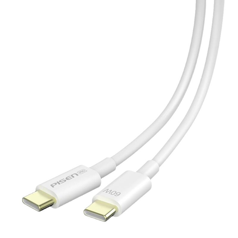 Pisen dual type-c data cable pd fast charge 100W dual port dual head for Apple 15 charger cable notebook
