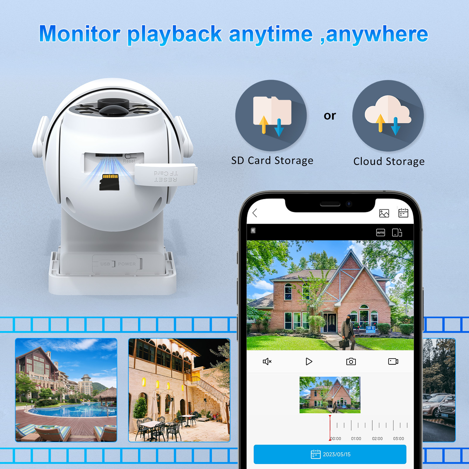 4G Solar Security Camera Low Power Consumption Long Battery Life HD Night Vision Pan-Tilt Waterproof Outdoor Tuya Surveillance Dome Camera