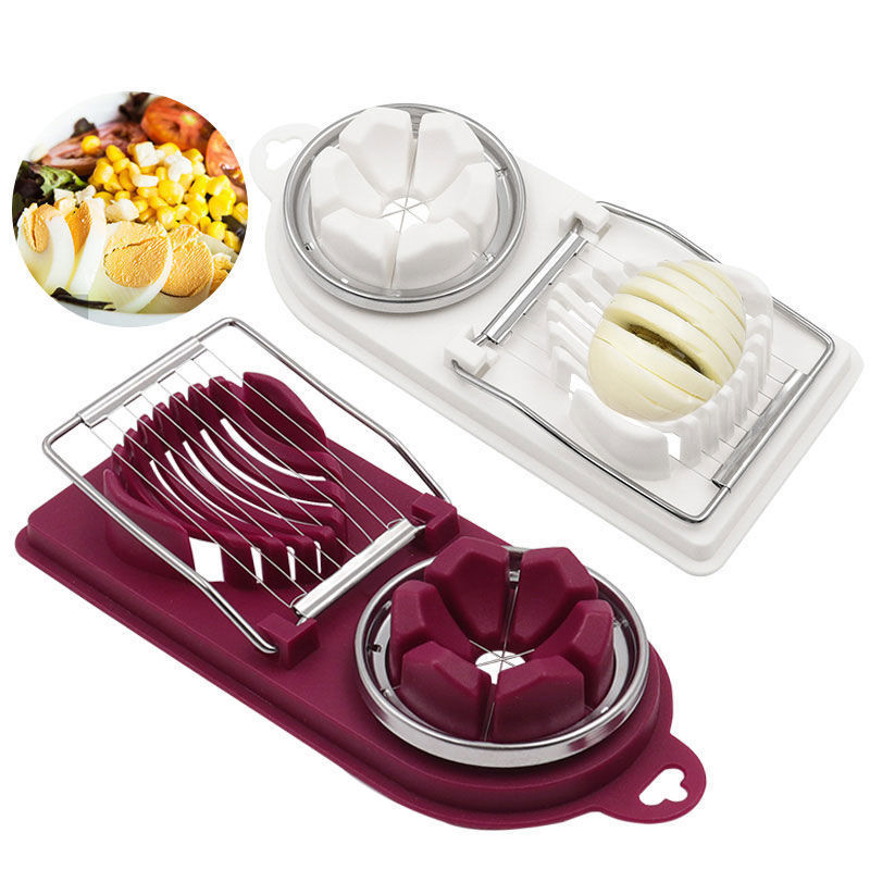 2-in-1 egg slicer, egg cutter, preserved egg, fruit slicer, kitchen gadget set