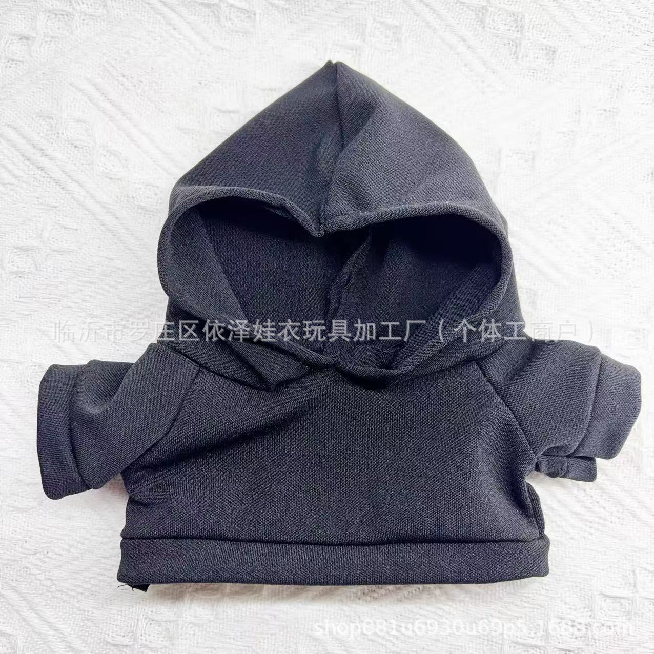 New Doll Clothes 25CM Hoodie 30CM Milk Silk T-shirt Teddy Bear Plush Toy Replacement Clothes Accessories