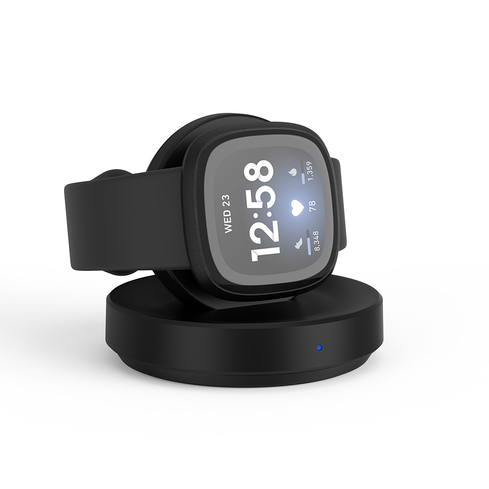 Compatible with Apple Samsung Fitbit watch wireless charging base portable compact desktop wireless charger wireless charging head