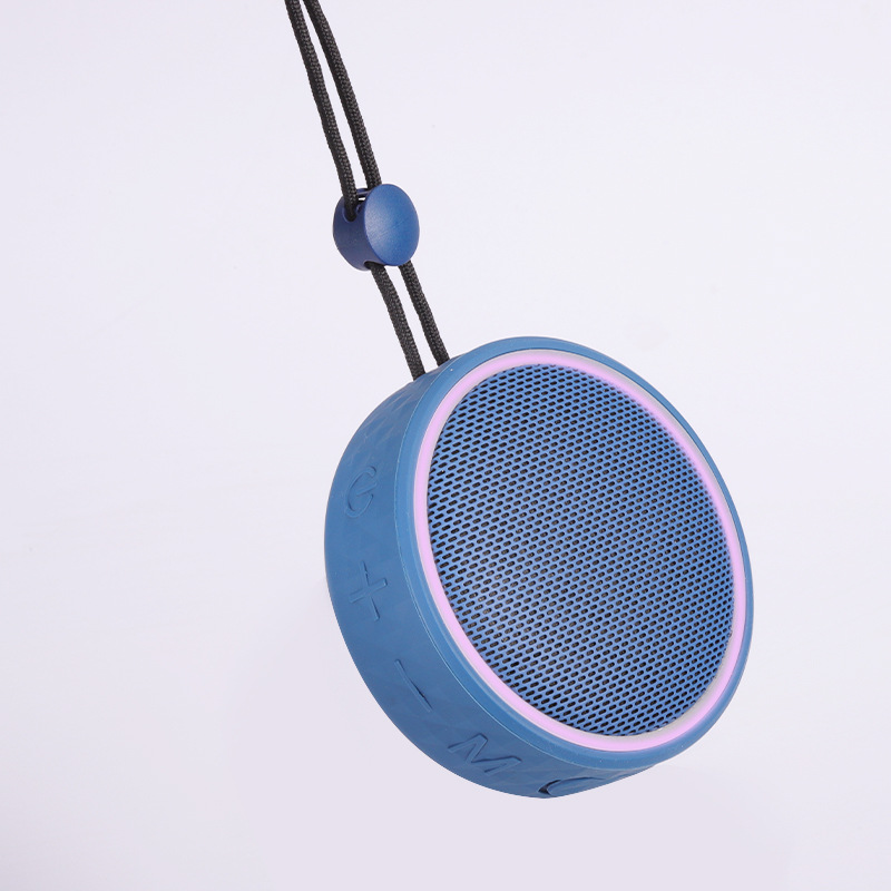 New magnetic speaker bathroom portable lanyard suction cup waterproof mini Bluetooth small speaker outdoor