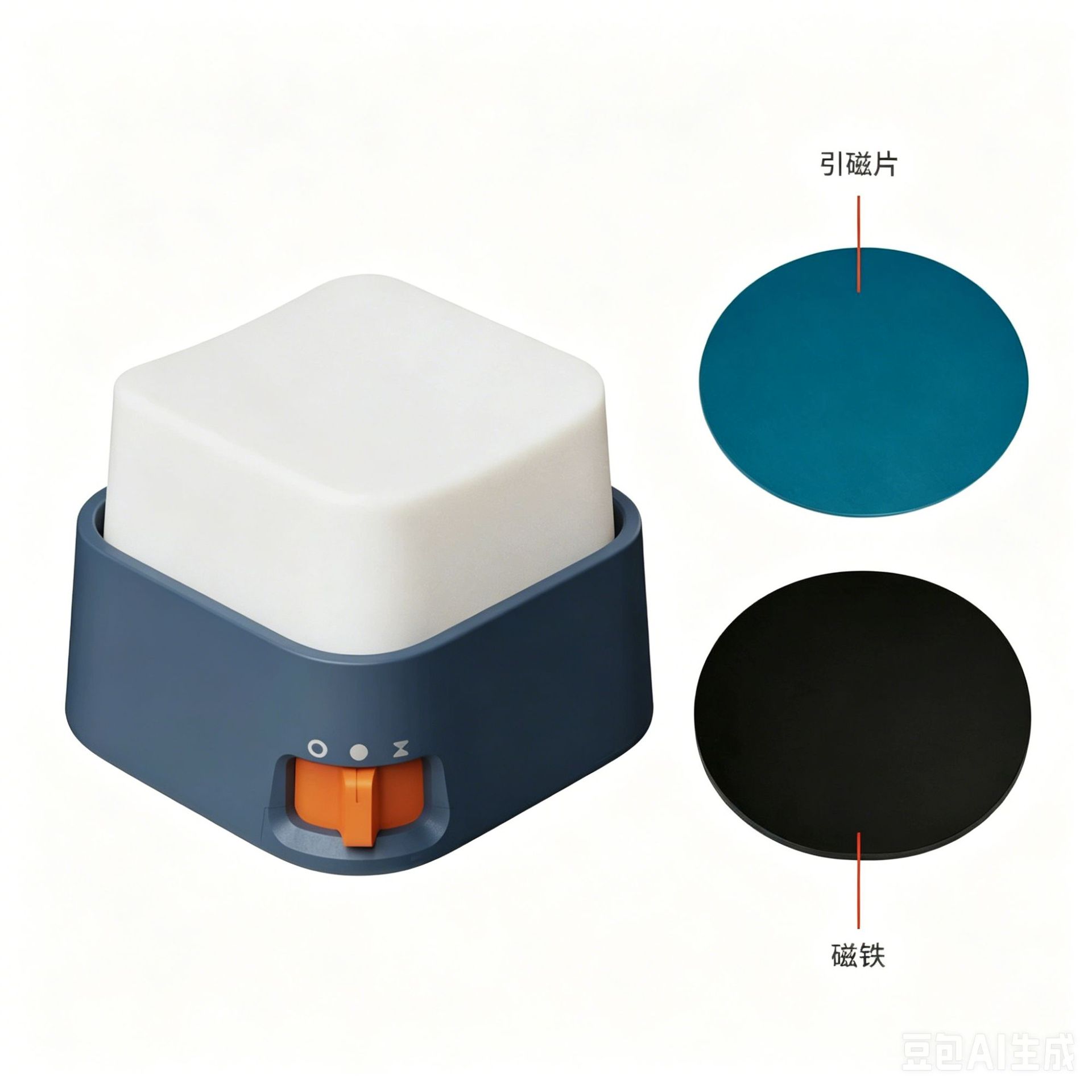 Magnetic Button Night Light Stepless Dimming Bedroom Children's Bedside Atmosphere Light