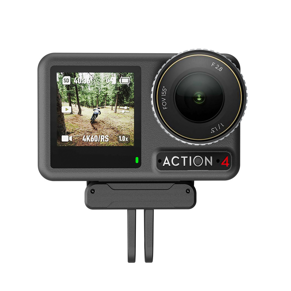 TELESIN DJI Osmo 360/Action 5/4/3 Magnetic Quick Release Base Adapter Magnetic Two-Claw