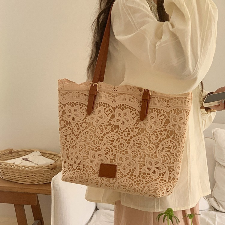 Fairy Lace Tote Bag 2026 New Large Capacity Handheld Shoulder Bag