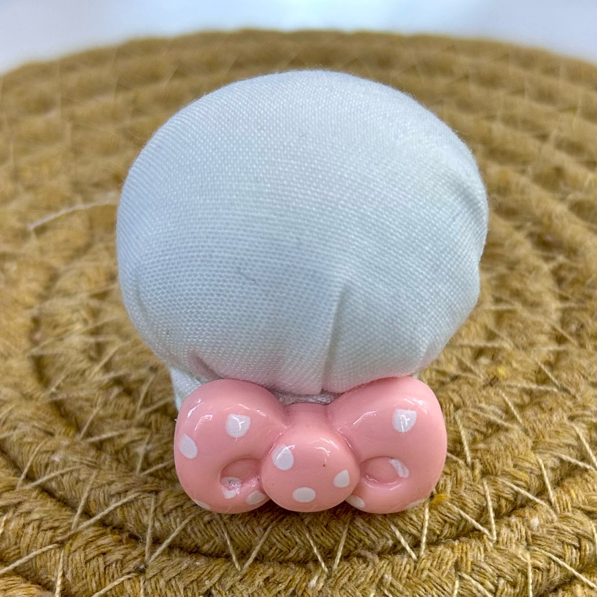 10cm doll clothes chef hat cute chef hat Labubu KT plush doll pendant DIY headwear accessories