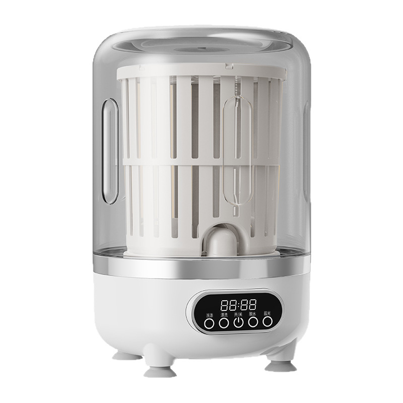 Mini Turbine Washing Machine Underwear Washing Cup Wash-Dry Integrated Small Portable Rechargeable Socks Underwear Special