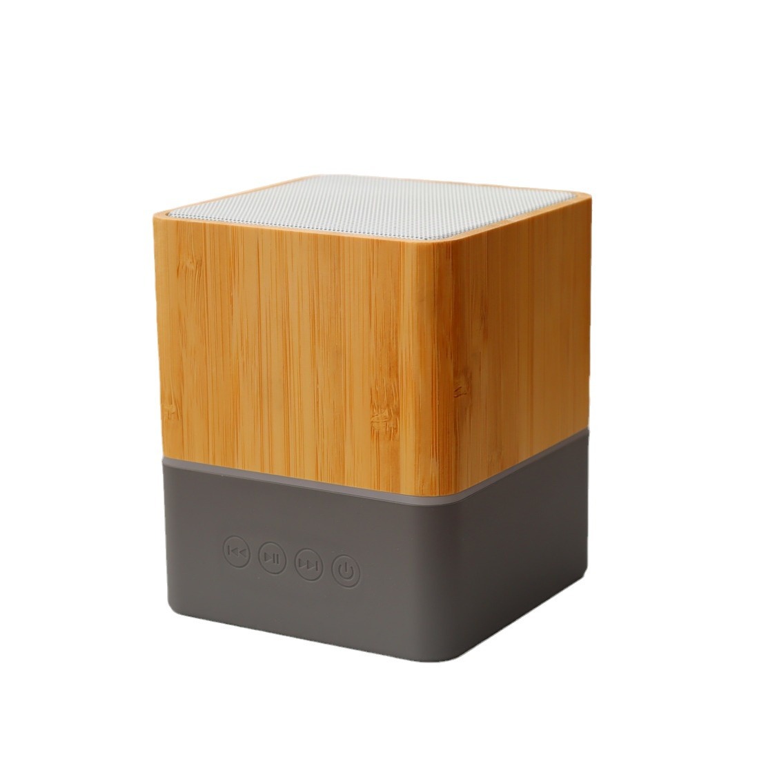 Private mold bamboo wood Bluetooth speaker digital point speaker with remote control loud volume colorful light card slot private mold gift audio
