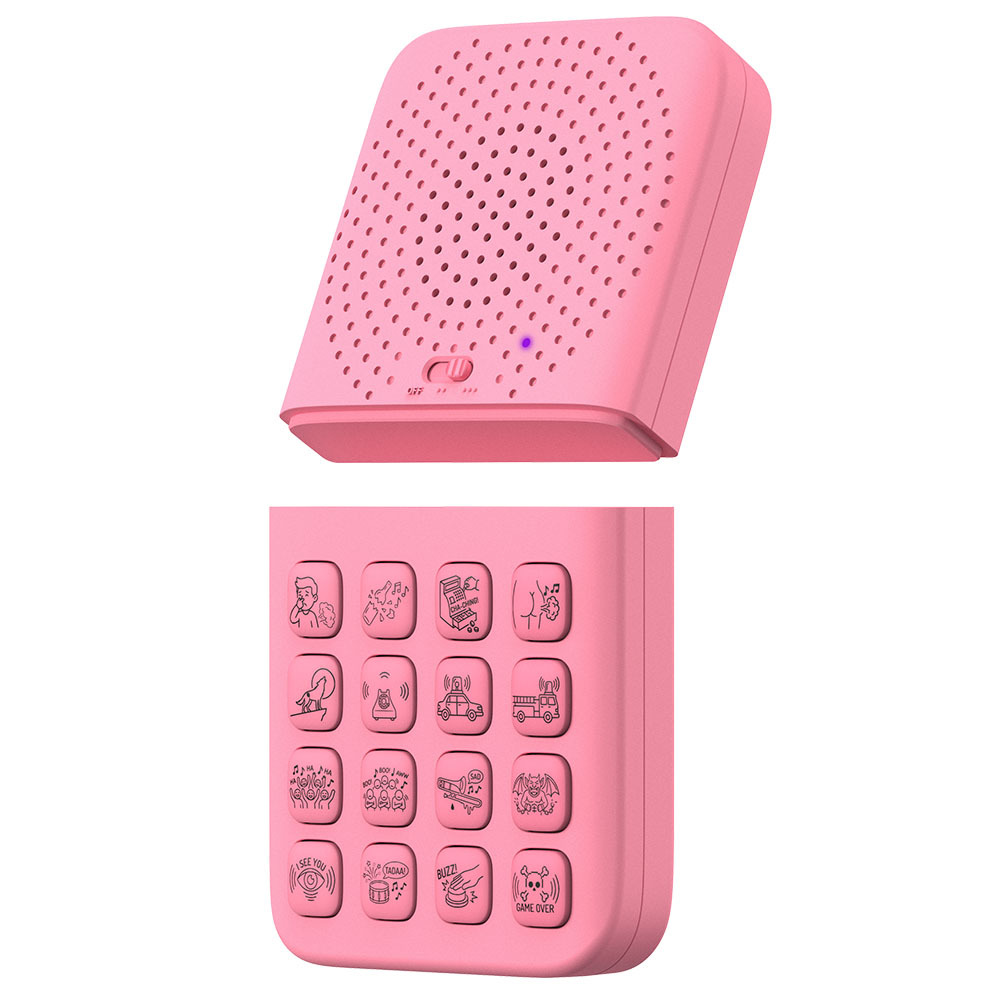 Zongxin T16 Children's Fun Sound Maker 16 Sound Effects Button Prank Gift Toy Remote Control