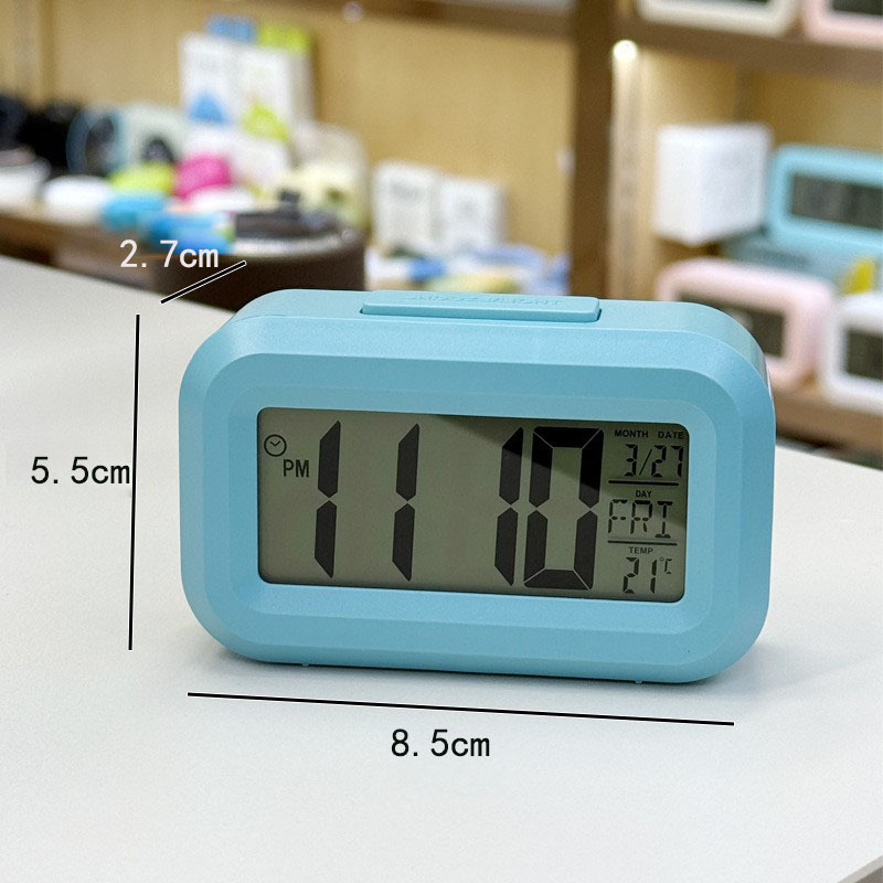 Mini Electronic Alarm Clock Countdown Desktop Night Light Digital Clock Portable Student Children Small Alarm Clock Electronic Watch