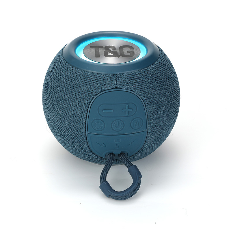 TG337 Bluetooth Speaker Wireless Colorful Light Fabric Card Slot Heavy Bass Outdoor Portable Mini Bluetooth Speaker
