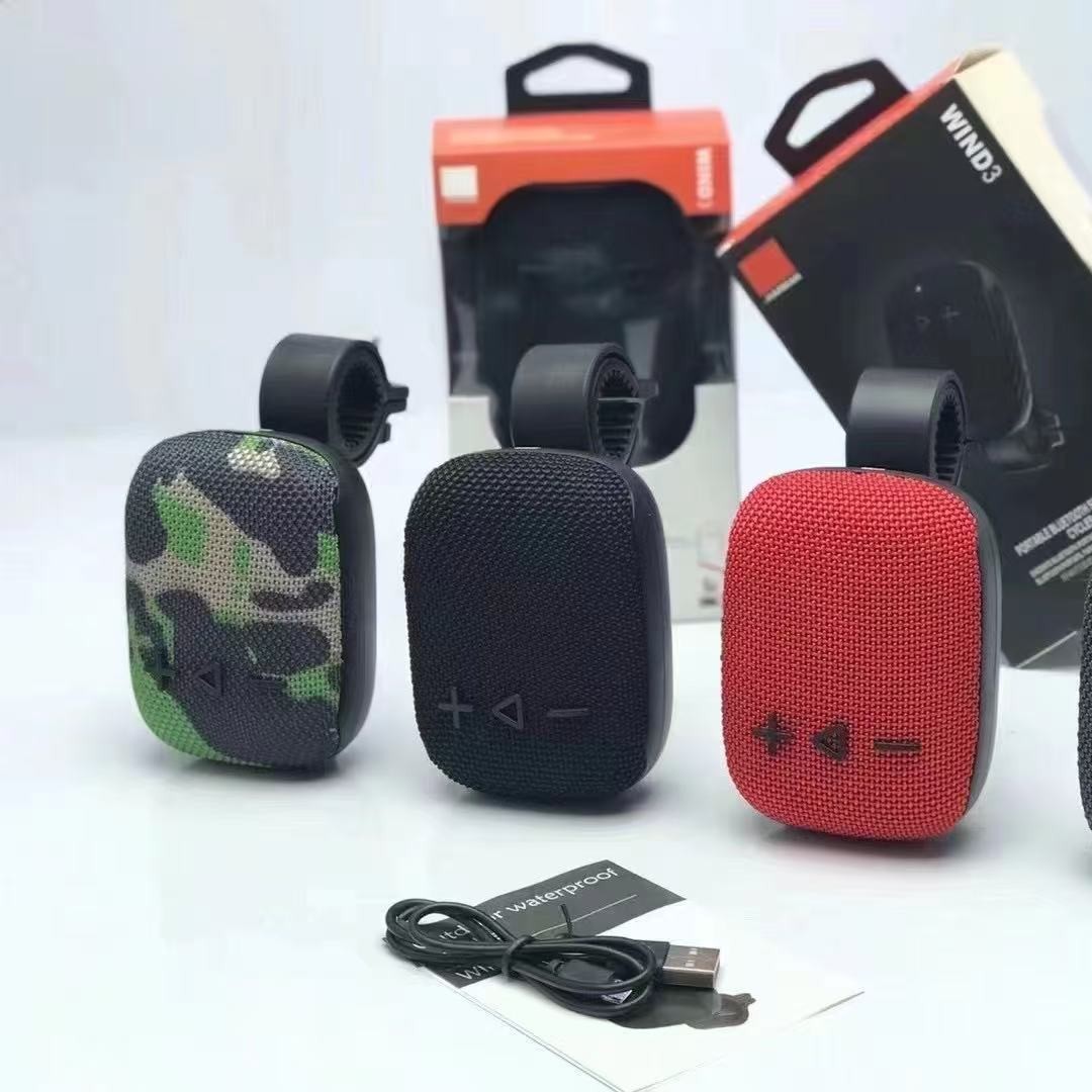 WIND3 Bluetooth Speaker Outdoor Wireless Riding with Fixed Portable Mini Small Speaker